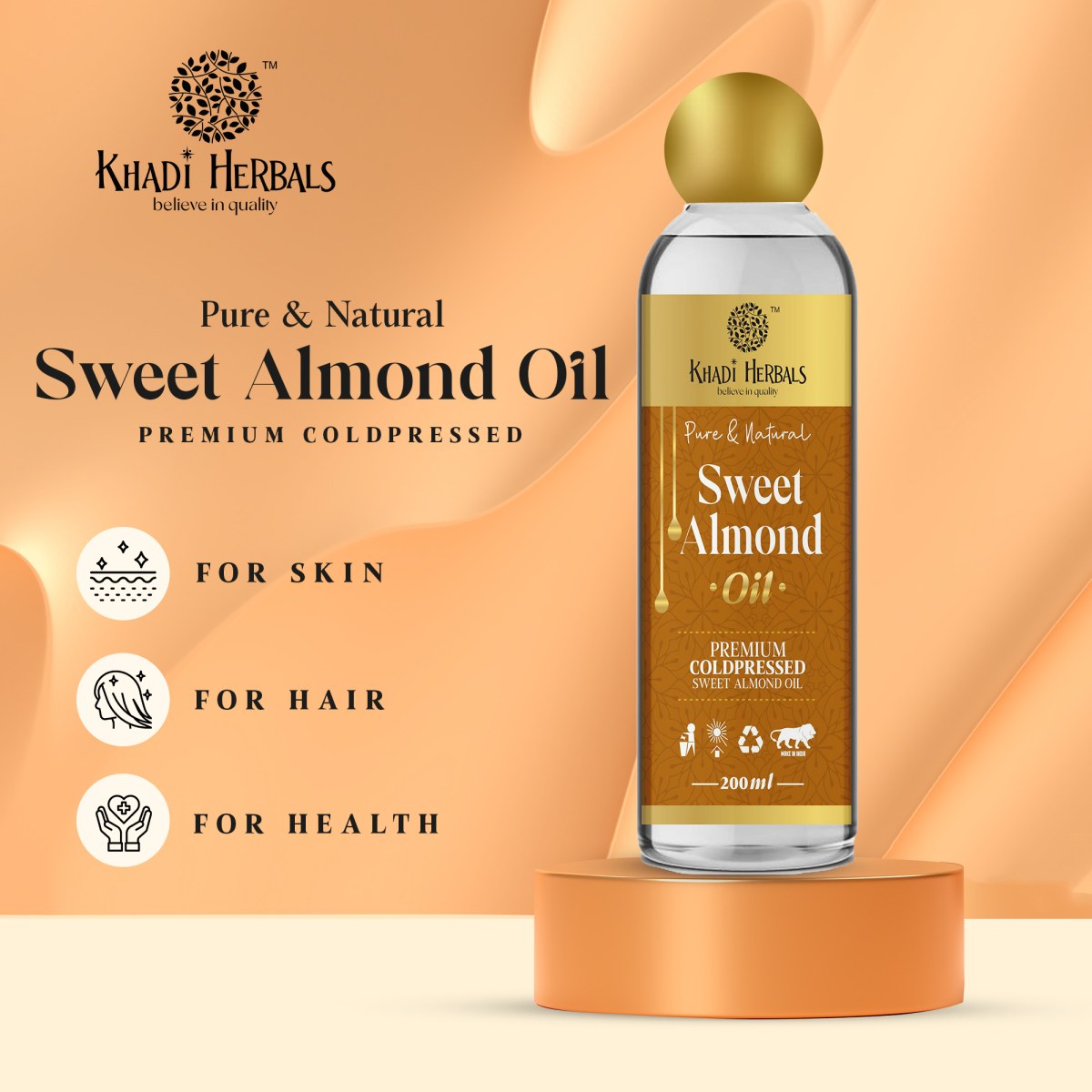 Sweet Almond Oil 200ml