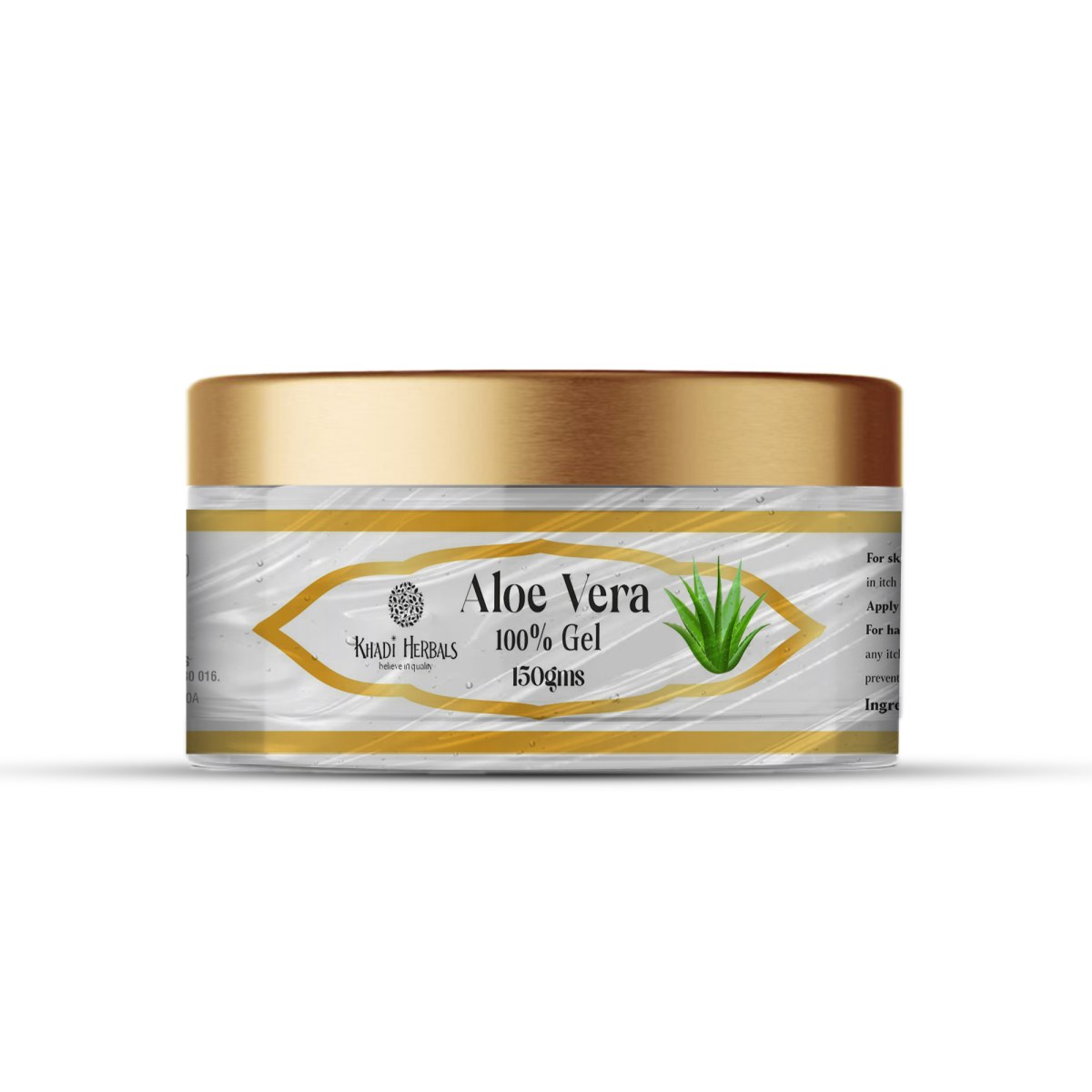 Aloe Vera 100% Transparent Gel